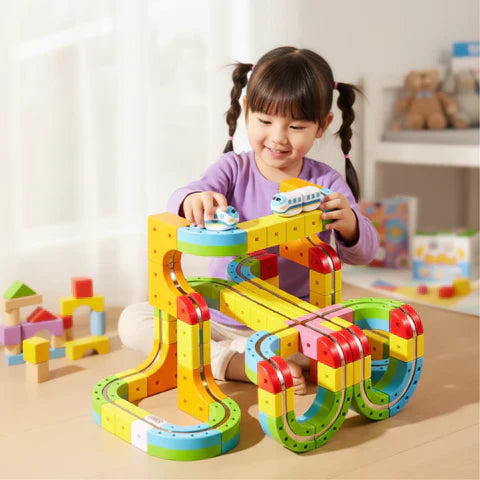 DIY Cube Track – Creative & Active – Creative DIY Train Set