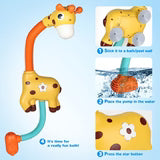 Bath Giraffe™ - Giraffe Splash Fun - Bath Sprayer Shower Head