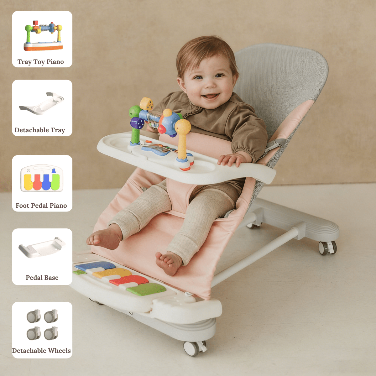 Cuddobaby 4-in-1 Baby Bouncer