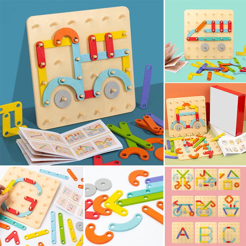 🌈💐Montessori knijperpuzzel💐